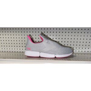 Reebok DMX DailyFit Womens Athletic Slip On Walking Shoes Size 11 Gray Pink